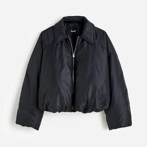 NWT Madewell Bomber Puffer Jacket